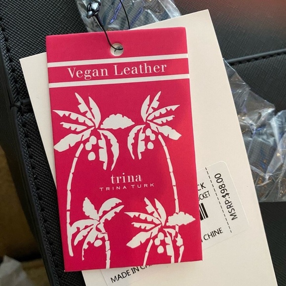 TRINA TURK NWT DOUBLE HANDLE CROSSBODY BAG - Picture 8 of 9